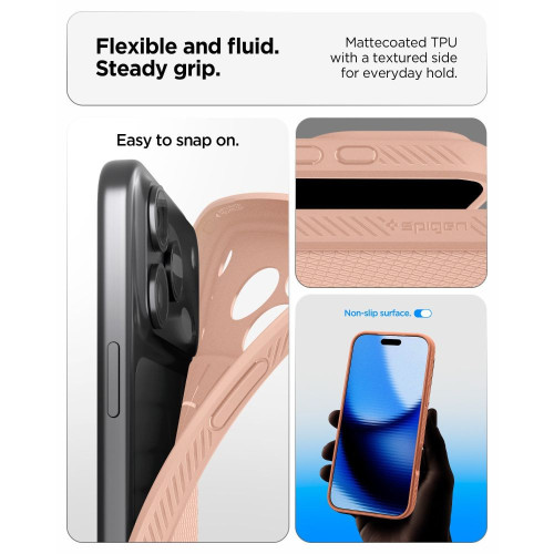 Spigen Liquid Air Iphone 17 Pro Max / 18 Pro Max Rose Titanium, Ansicht 6