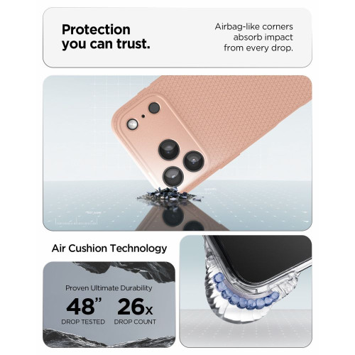Spigen Liquid Air Iphone 17 Pro Max / 18 Pro Max Rose Titanium, Ansicht 8
