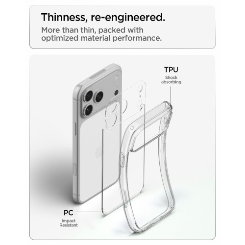 Spigen Ultra Hybrid Iphone 17 Pro Max / 18 Pro Max Crystal Clear, Ansicht 7