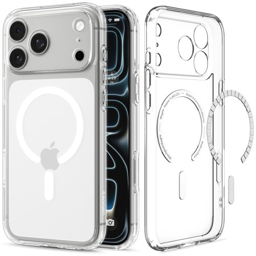 Spigen Ultra Hybrid Magsafe Iphone 17 Pro Max / 18 Pro Max Clear/white, pohled 2