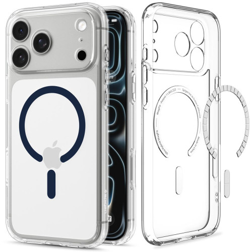 Spigen Ultra Hybrid Magsafe Iphone 17 Pro Max / 18 Pro Max Clear/deep Blue, Ansicht 2