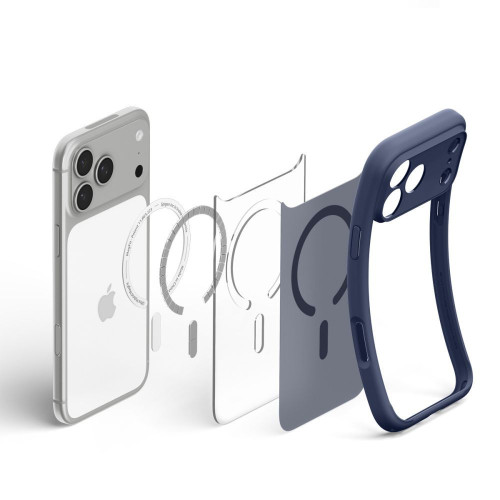 Spigen Ultra Hybrid Magsafe Iphone 17 Pro Max / 18 Pro Max Frost Deep Blue, Ansicht 6
