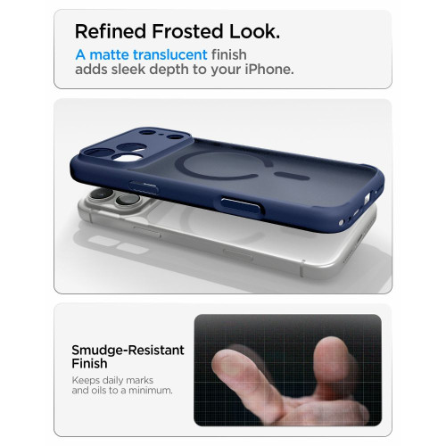 Spigen Ultra Hybrid Magsafe Iphone 17 Pro Max / 18 Pro Max Frost Deep Blue, Ansicht 7