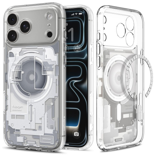 Spigen Ultra Hybrid Magsafe Iphone 17 Pro Max / 18 Pro Max Zero One White, Ansicht 2