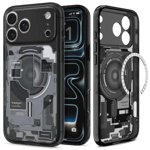 Spigen Ultra Hybrid Magsafe Iphone 17 Pro Max / 18 Pro Max Zero One Black, pohled 2