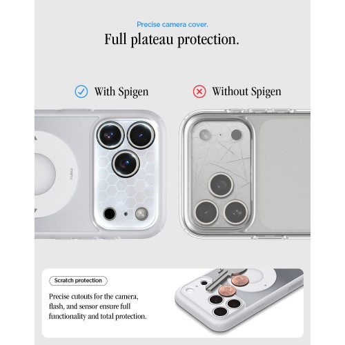Spigen Ultra Hybrid Magsafe Iphone 17 Pro Max / 18 Pro Max Classic Silver, Ansicht 7