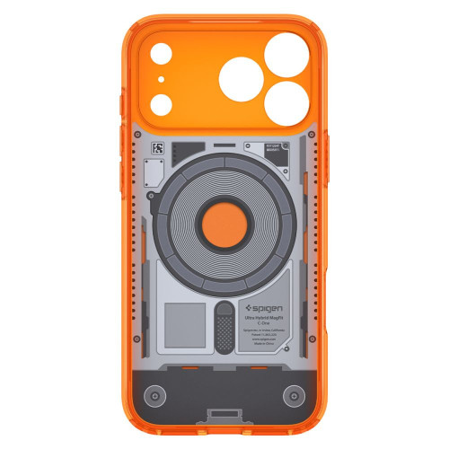 Spigen Ultra Hybrid Magsafe Iphone 17 Pro Max / 18 Pro Max C-one Tangerine, Ansicht 4
