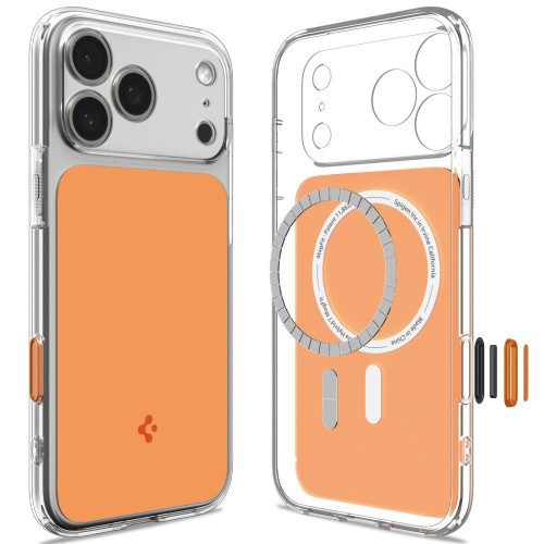 Spigen Ultra Hybrid T Magsafe Iphone 17 Pro Max / 18 Pro Max Glossy Orange, Ansicht 2