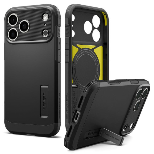 Spigen Tough Armor T Magsafe Iphone 17 Pro Max / 18 Pro Max Black, widok 3