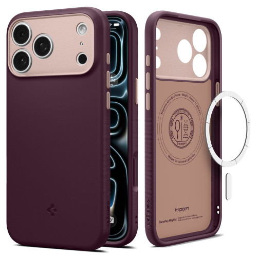Spigen Nano Pop Magsafe Iphone 17 Pro Max / 18 Pro Max Burgundy Bean