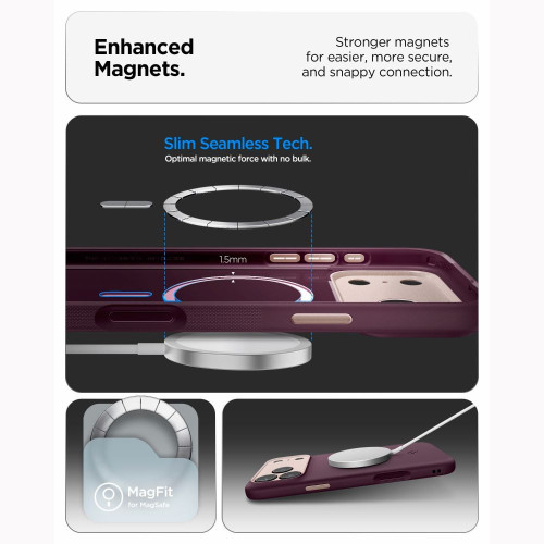 Spigen Nano Pop Magsafe Iphone 17 Pro Max / 18 Pro Max Burgundy Bean, Ansicht 6