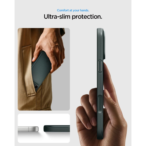 Spigen Thin Fit Magsafe Iphone 17 Pro / 18 Pro Abyss Green, Ansicht 7