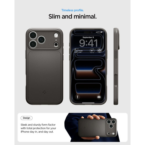 Spigen Thin Fit Magsafe Iphone 17 Pro / 18 Pro Gunmetal, Ansicht 8