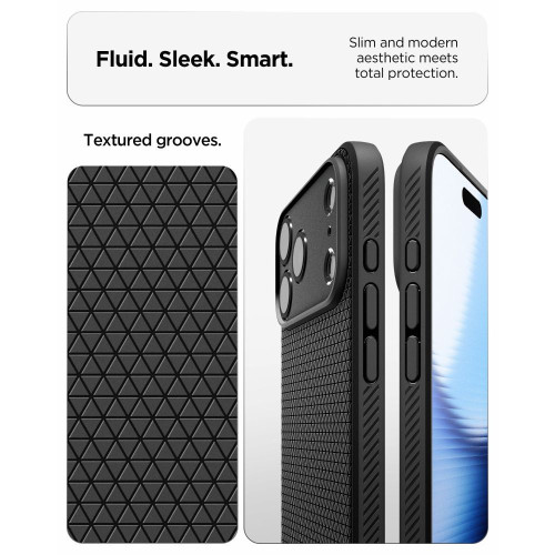 Spigen Liquid Air Iphone 17 Pro / 18 Pro Matte Black, Ansicht 6