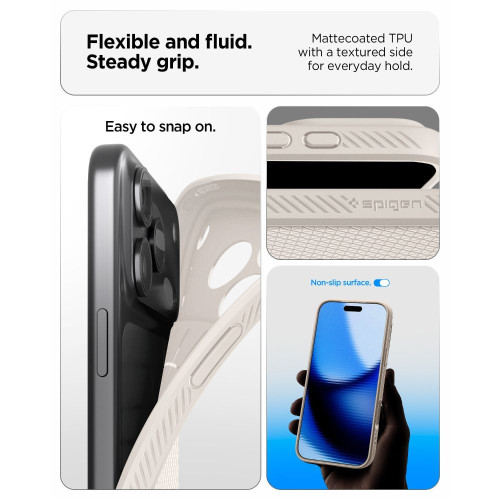 Spigen Liquid Air Iphone 17 Pro / 18 Pro Natural Titanium, view 7