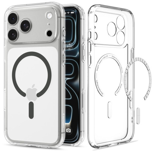 Spigen Ultra Hybrid Magsafe Iphone 17 Pro / 18 Pro Clear/graphite, Ansicht 2