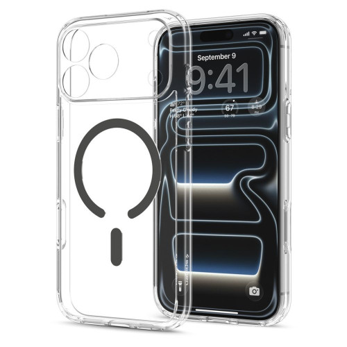 Spigen Ultra Hybrid Magsafe Iphone 17 Pro / 18 Pro Clear/graphite, Ansicht 3