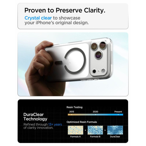 Spigen Ultra Hybrid Magsafe Iphone 17 Pro / 18 Pro Clear/graphite, Ansicht 7