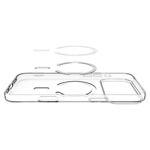 Spigen Liquid Crystal Magsafe Iphone 17 Pro / 18 Pro Clear/white, Ansicht 4