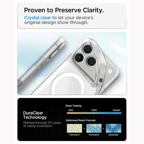 Spigen Liquid Crystal Magsafe Iphone 17 Pro / 18 Pro Clear/white, Ansicht 6
