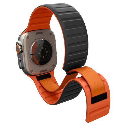 Spigen Athlex Air M Apple Watch 8 / 9 / 10 / 11 / Se / Ultra (44 / 45 / 46 / 49 Mm) Active Black/orange, view 4