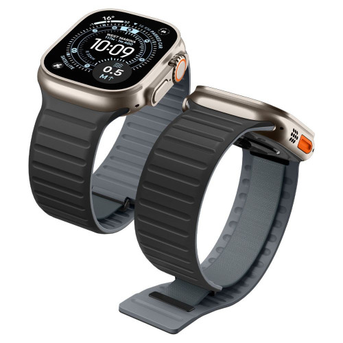 Spigen Athlex Air M Apple Watch 8 / 9 / 10 / 11 / Se / Ultra (44 / 45 / 46 / 49 Mm) Active Black/grey