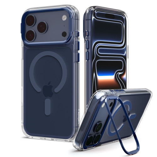 Spigen Ultra Hybrid Optik S Magsafe Iphone 17 Pro Max / 18 Pro Max Clear/deep Blue