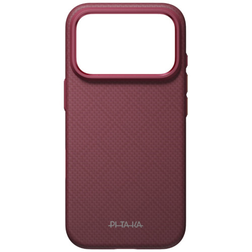 Etui PITAKA Summa Case do iPhone 18 Pro / 17 Pro burgundowy, Ansicht 3
