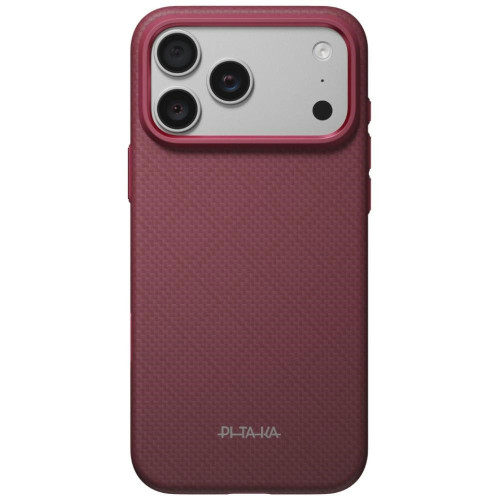 Etui PITAKA Summa Case do iPhone 18 Pro Max / 17 Pro Max burgundowy