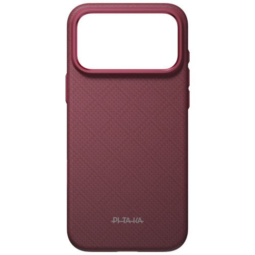 Etui PITAKA Summa Case do iPhone 18 Pro Max / 17 Pro Max burgundowy, widok 3
