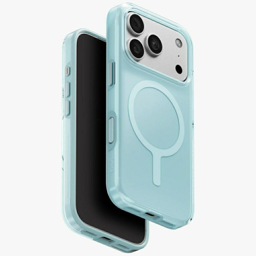 Etui UNIQ Clario do iPhone 18 Pro / 17 Pro Magclick Charging niebieski