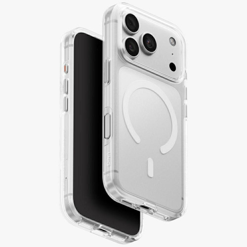 Etui UNIQ Clario do iPhone 18 Pro / 17 Pro Magclick Charging przezroczysty