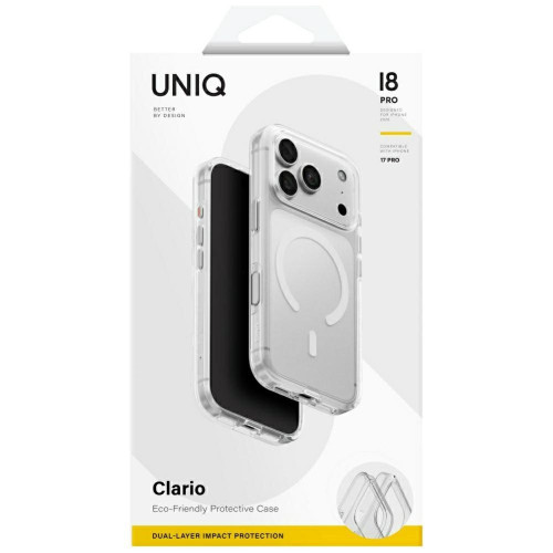 Etui UNIQ Clario do iPhone 18 Pro / 17 Pro Magclick Charging przezroczysty, Ansicht 8