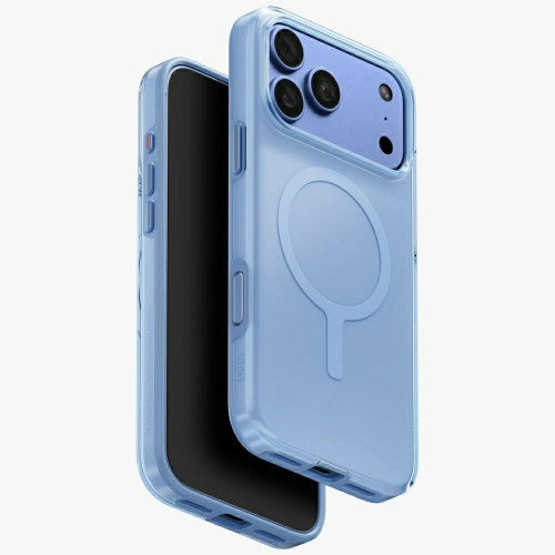 Etui UNIQ Clario do iPhone 18 Pro Max / 17 Pro Max Magclick Charging niebieski