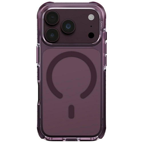 Etui UNIQ Combat do iPhone 18 Pro / 17 Pro Magclick Charging burgundowy, Ansicht 2