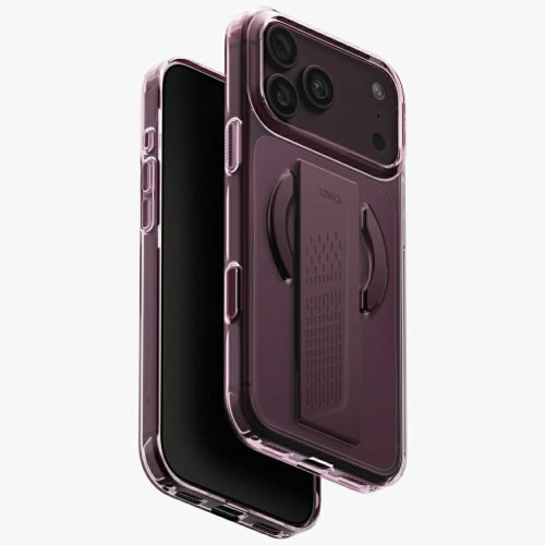 Etui UNIQ Heldro Air do iPhone 18 Pro Max / 17 Pro Max Magclick Charging burgundowy