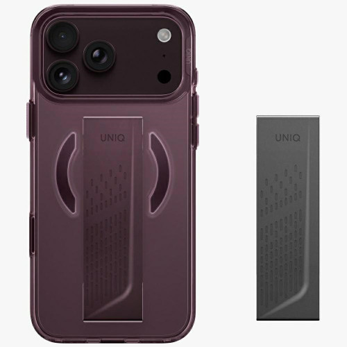 Etui UNIQ Heldro Air do iPhone 18 Pro Max / 17 Pro Max Magclick Charging burgundowy, Ansicht 2