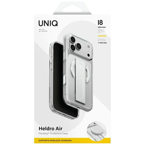 Etui UNIQ Heldro Air do iPhone 18 Pro Max / 17 Pro Max Magclick Charging przezroczysty, Ansicht 8