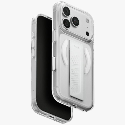 Etui UNIQ Heldro Air do iPhone 18 Pro / 17 Pro Magclick Charging przezroczysty