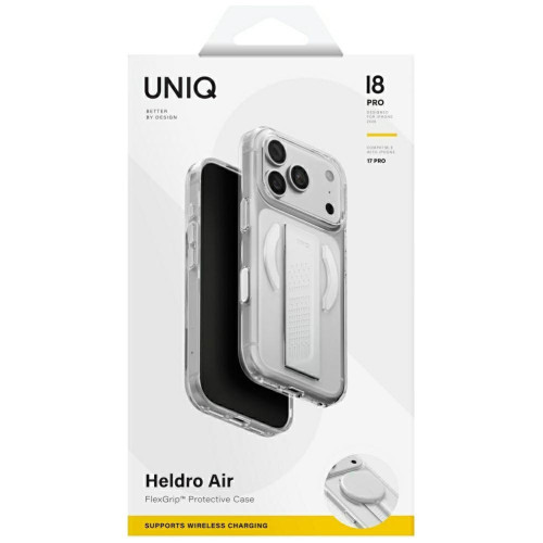 Etui UNIQ Heldro Air do iPhone 18 Pro / 17 Pro Magclick Charging przezroczysty, Ansicht 8