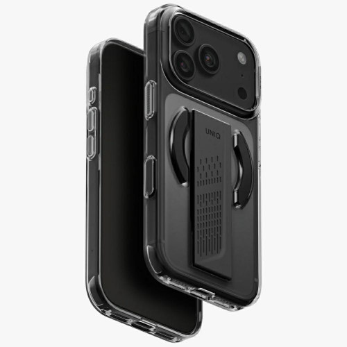 Etui UNIQ Heldro Air do iPhone 18 Pro / 17 Pro Magclick Charging tinted smoke
