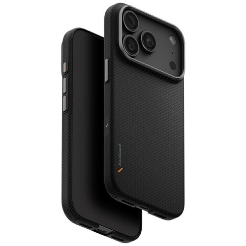 Etui UNIQ Keva EDGE do iPhone 18 Pro / 17 Pro Magclick Charging czarny