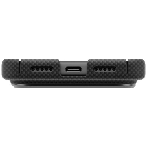 Etui UNIQ Keva EDGE do iPhone 18 Pro / 17 Pro Magclick Charging czarny, Ansicht 4