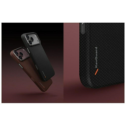 Etui UNIQ Keva EDGE do iPhone 18 Pro / 17 Pro Magclick Charging czarny, Ansicht 8
