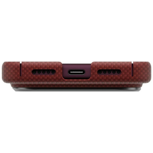 Etui UNIQ Keva EDGE do iPhone 18 Pro / 17 Pro Magclick Charging czerwony, Ansicht 4