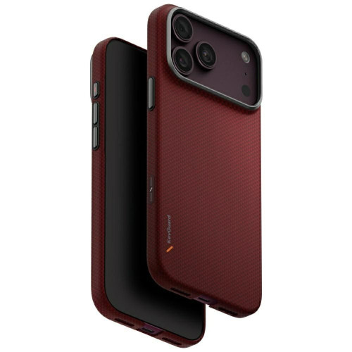 Etui UNIQ Keva EDGE do iPhone 18 Pro Max / 17 Pro Max Magclick Charging czerwony