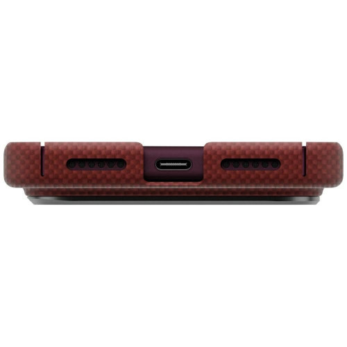 Etui UNIQ Keva EDGE do iPhone 18 Pro Max / 17 Pro Max Magclick Charging czerwony, Ansicht 4