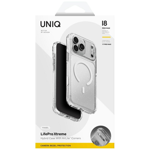 Etui UNIQ LifePro Xtreme do iPhone 18 Pro Max / 17 Pro Max Magclick Charging przezroczysty/brokat, Ansicht 7