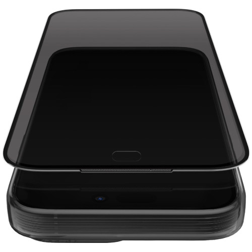 Tinted privacy glass UNIQ Optix Covex Privacy DX2 over the phone screen