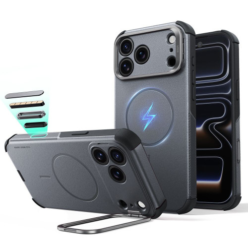 Esr Cyber Tough Kickstand Magsafe Iphone 17 Pro Max / 18 Pro Max Grey